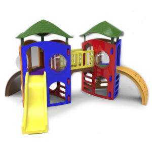 Playground L Big Star II com Ponte e Telhado – Nabre