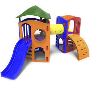 Playground Big Star II Com Escorregador Tubo e Telhado – Nabre