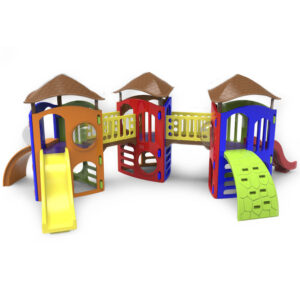 Playground Big Star III com Duas Pontes e Telhado – Nabre