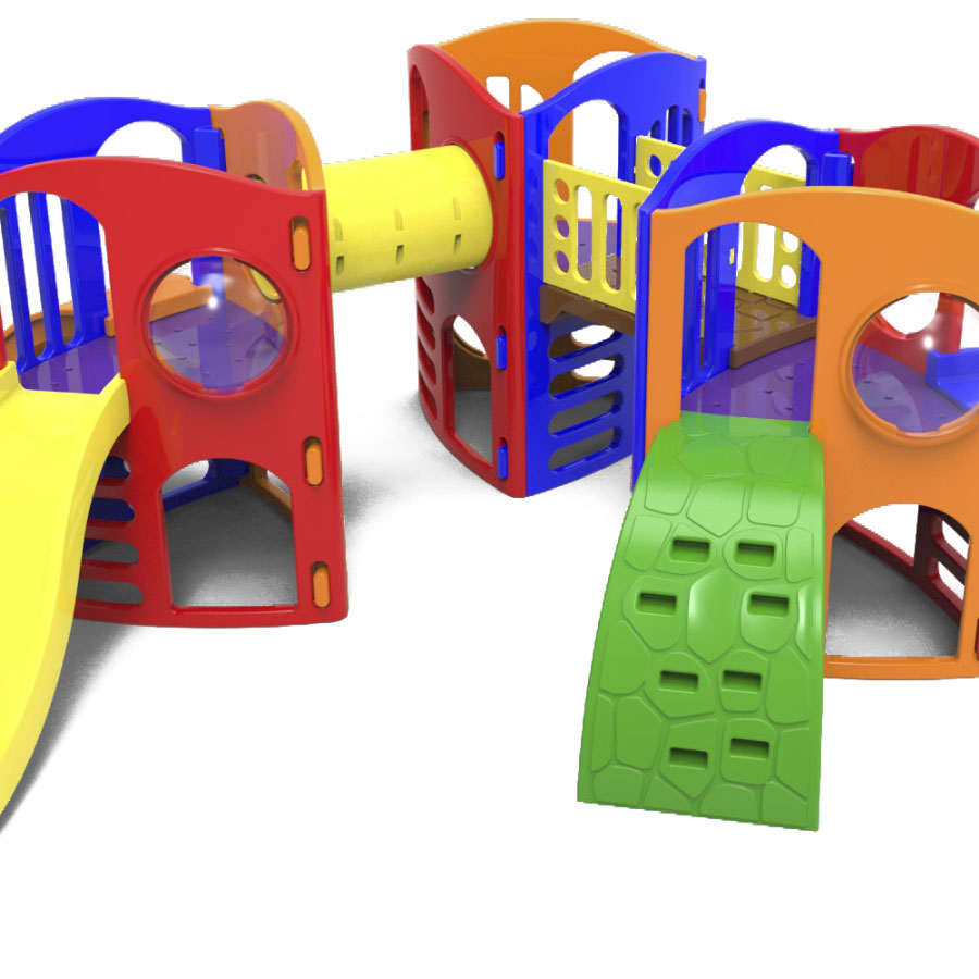 Playground Big Star III Com Ponte e Tubular - Nabre