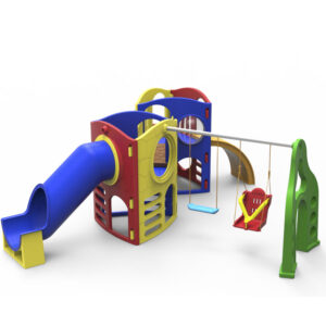 Playground Aventura Com Tubo II Com Balanço Com Acessibilidade – Nabre