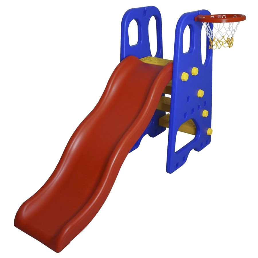 Playground Happy Baby 2X1 Escorregador E Basquete - Nabre