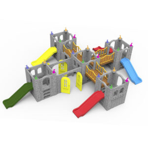 Playground Castelo Clubinho Minore I – Com Cinco Torres – Nabre