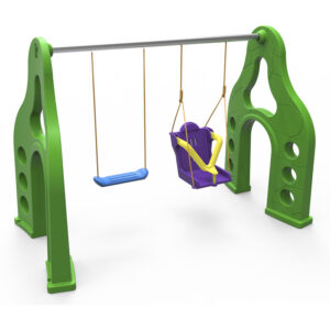 Balanço Duplo Com Cadeira Acessível – Nabre