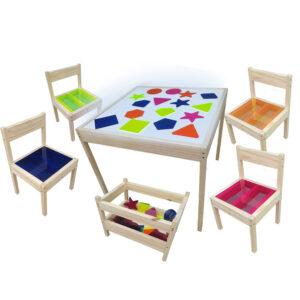 Mesa Iluminada Infantil em Madeira – Nabre