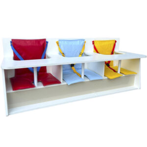 Mesa De Alimentação Baby Suspensa 3 Lugares – Nabre