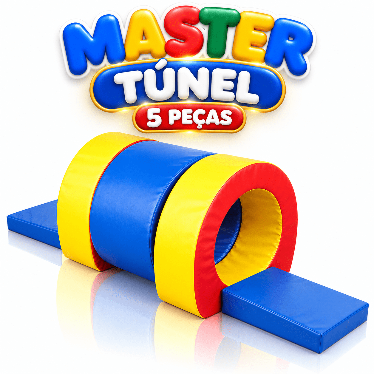 Playground Espumado Master Túnel com 5 peças - Master Brink - Imagem 4