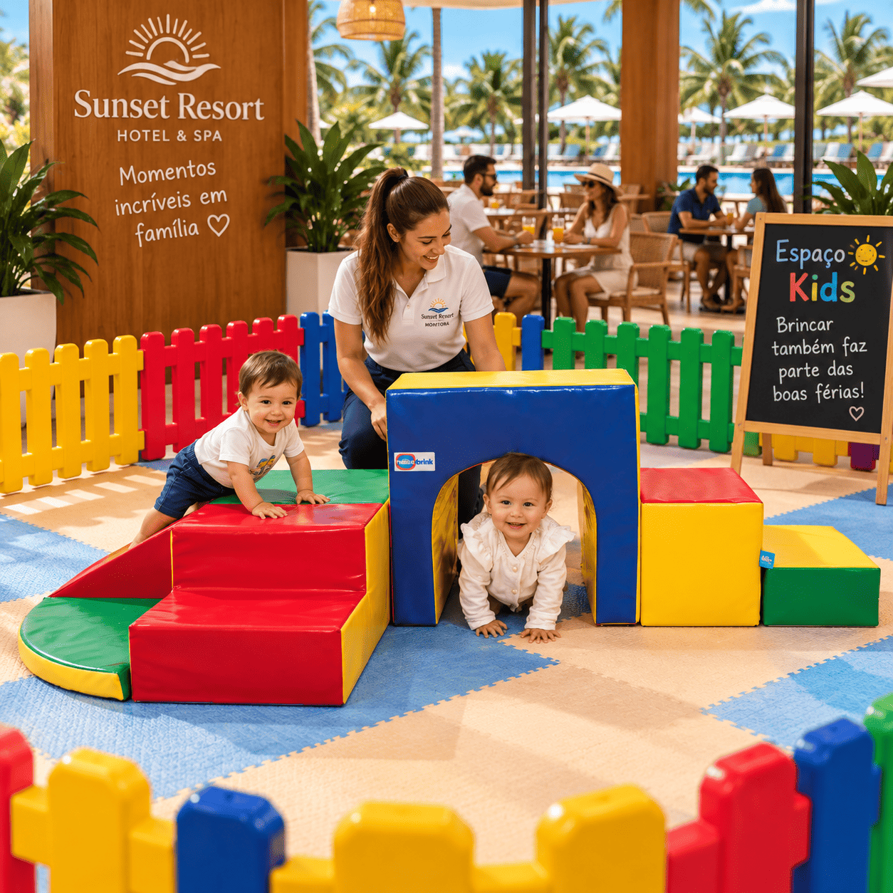 Playground Espumado Master Soft com 7 peças - Master Brink - Imagem 3