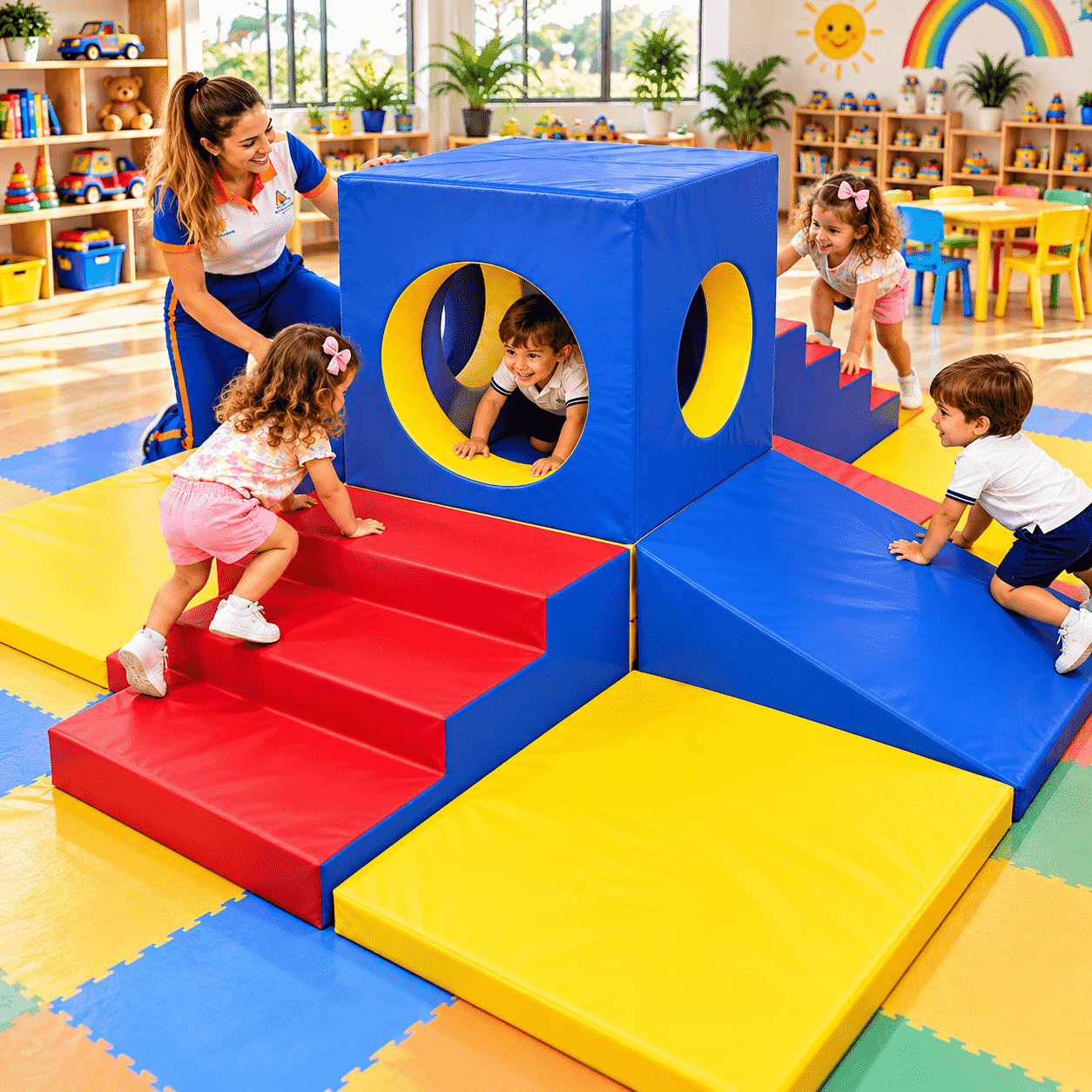 Playground Espumado Master Play com 14 peças - Master Brink - Imagem 5