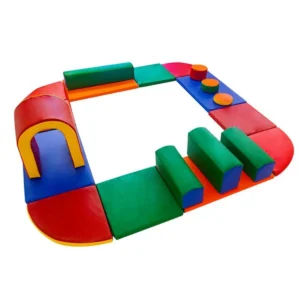 Playground Circuito Primeira Infância Espumado com 23 peças – Master Brink