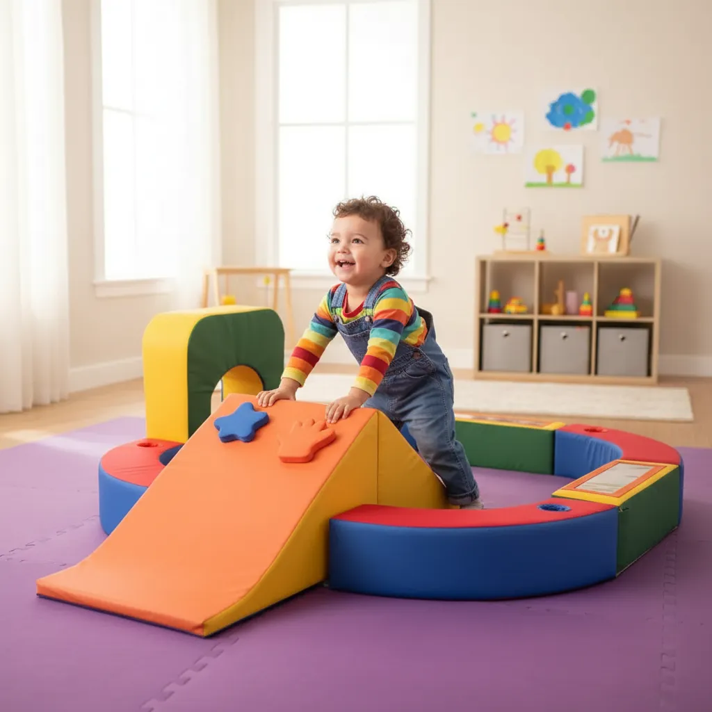 Playground Espumado Espaço Baby 2 com 9 peças - Master Brink - Imagem 4