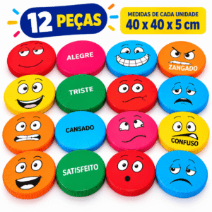 Almofadas Emoções 12 peças – Master Brink