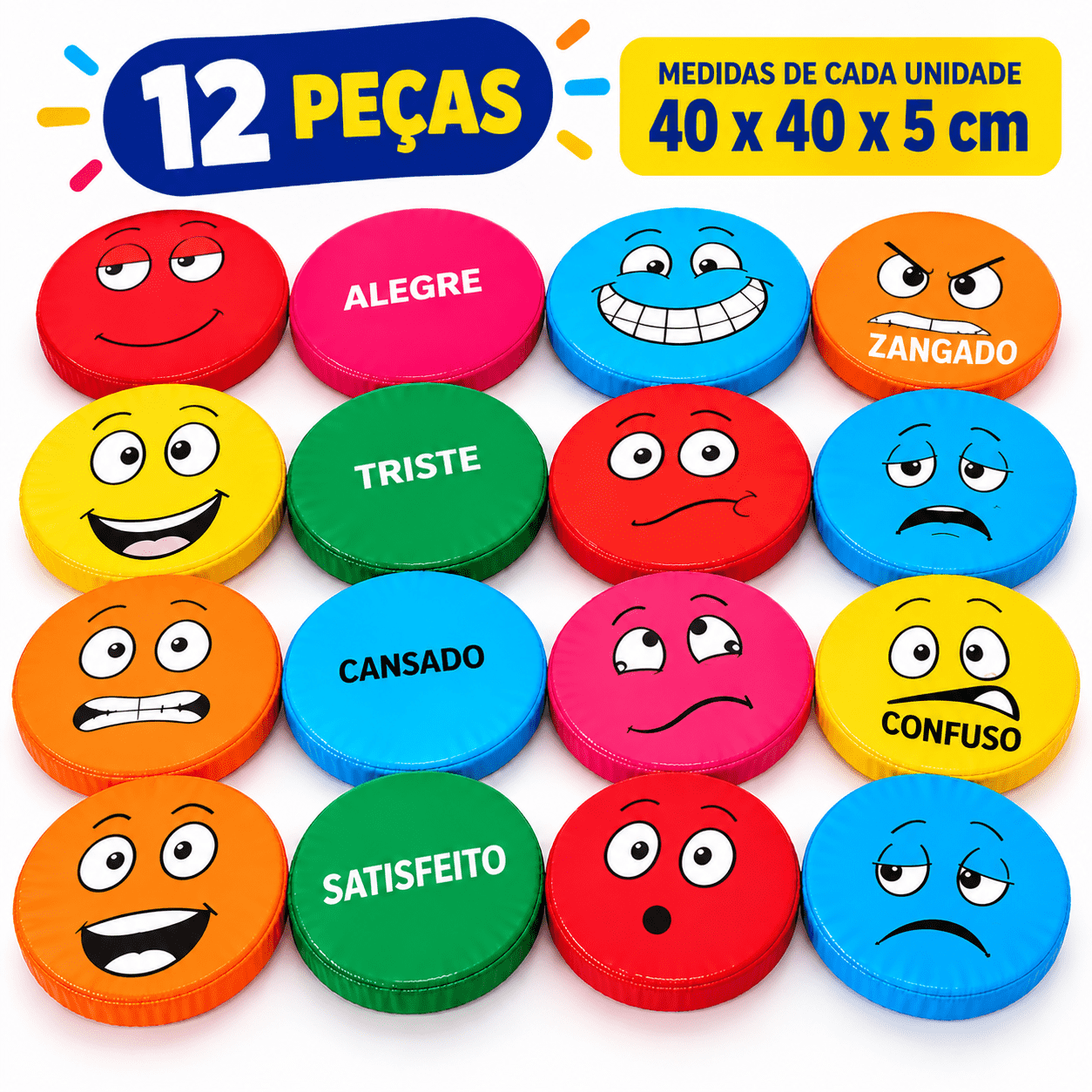 Almofadas Emoções 12 peças - Master Brink - Imagem 2