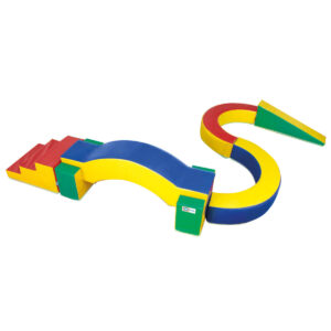Playground Espumado Ponte de Equilíbrio em S com 7 peças – Master Brink