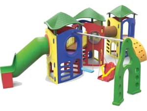 Playground Aventura Com Tubo III Com Telhado e Balanço Acessível - Nabre