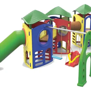 Playground Aventura Com Tubo III Com Telhado e Balanço Acessível – Nabre