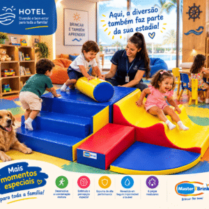 Playground Espumado Master Atividades Baby 3 com 6 peças – Master Brink