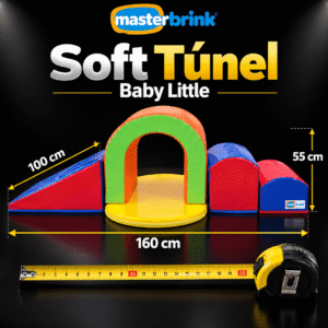 Playground Espumado Soft Túnel Baby Little com 5 peças – Master Brink
